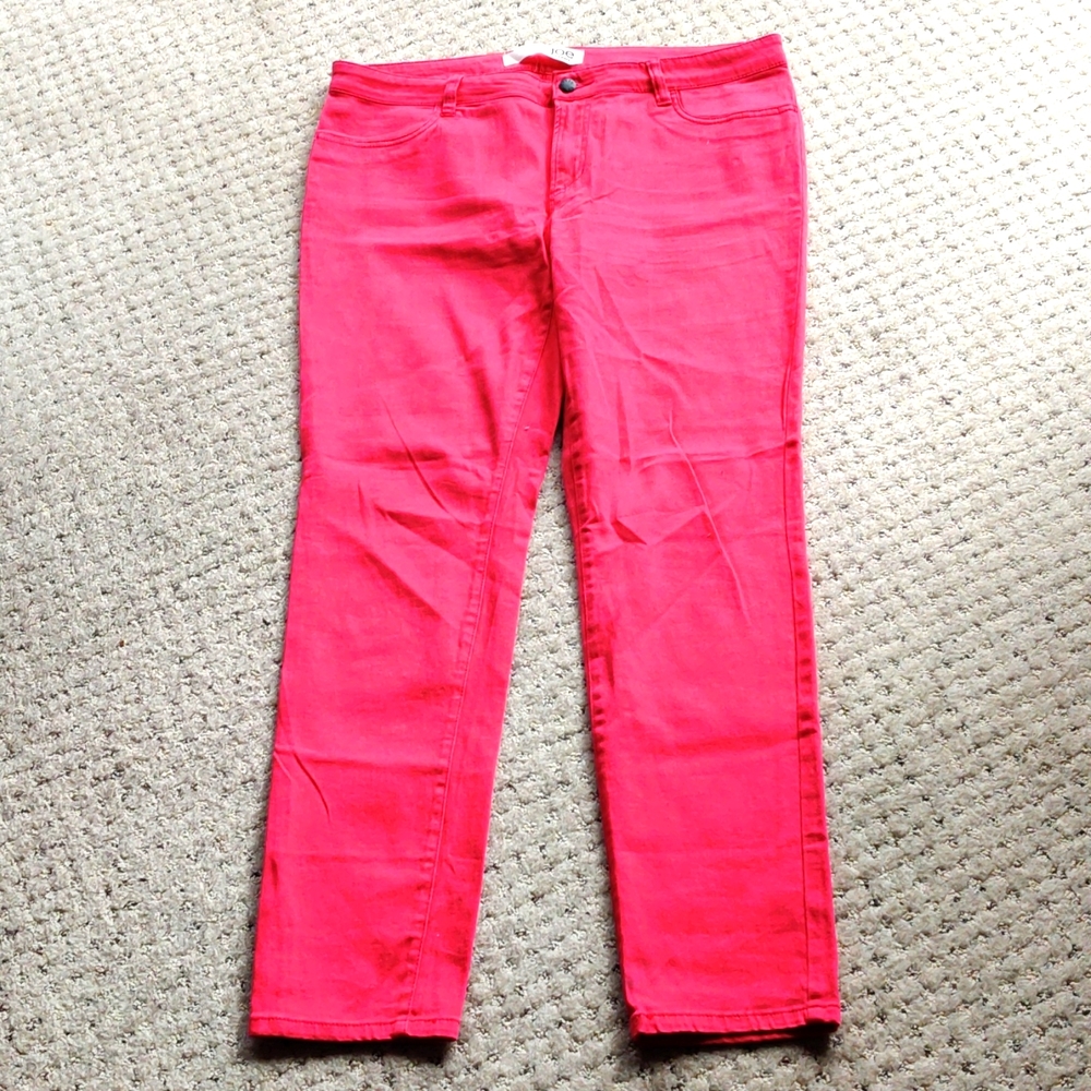 Joe Fresh hot pink slim jeans
